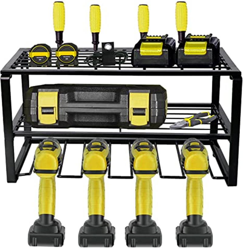 Wall Control Metal Pegboard Power Tools Storage Organizer for Organization and Efficiency