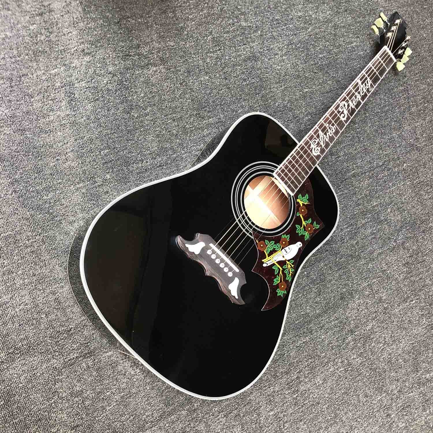 Custom GIBSON STYLE Elvis Presley Dove Acoustic Guitar