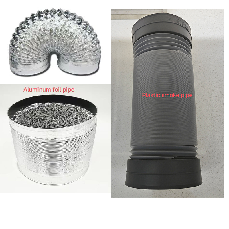 Low Noise Stainless Steel T Shape Chimney Hood 200W Electric Range Hood Touch Switch