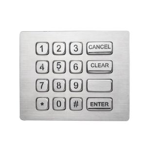 China Durable16 keys backlit brushed steel numeric keypad with USB electronic controller on sale China Durable16 keys backlit brushed steel numeric keypad with USB electronic controller on sale