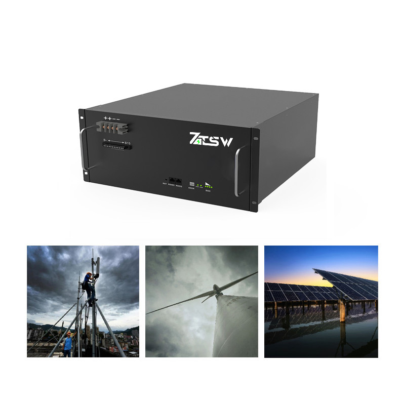 Professional 100AH Rechargeable Lithium Ion Battery Pack 16S 48V Telecom Base Station Lifepo4 Batteries Module
