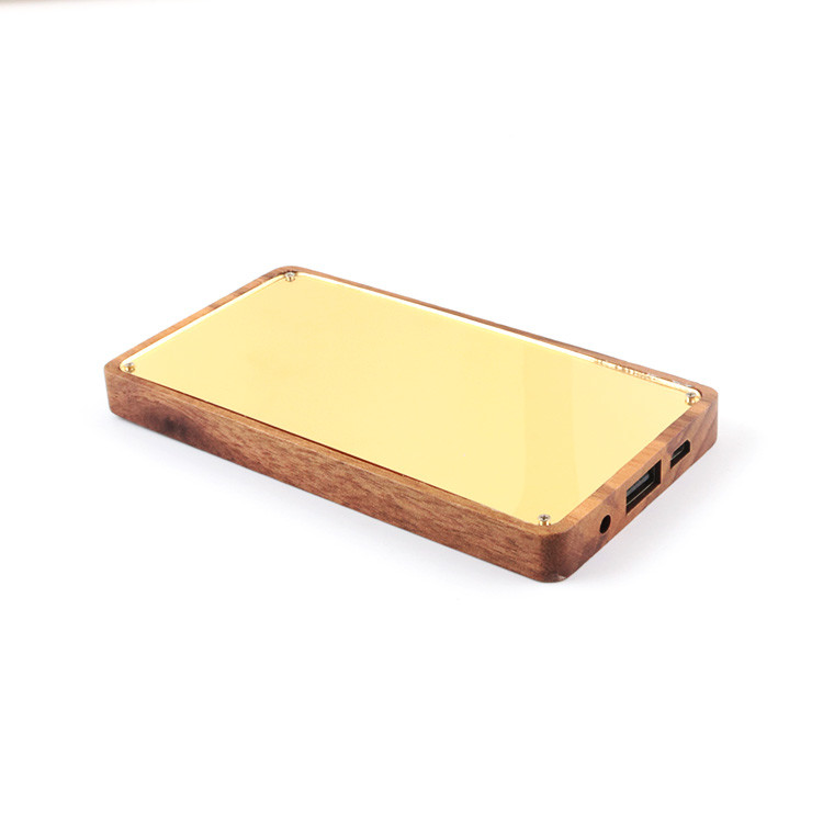 Portable Power Bank Li Polymer 18650 Battery In Black For Smart Phone And USB Devices