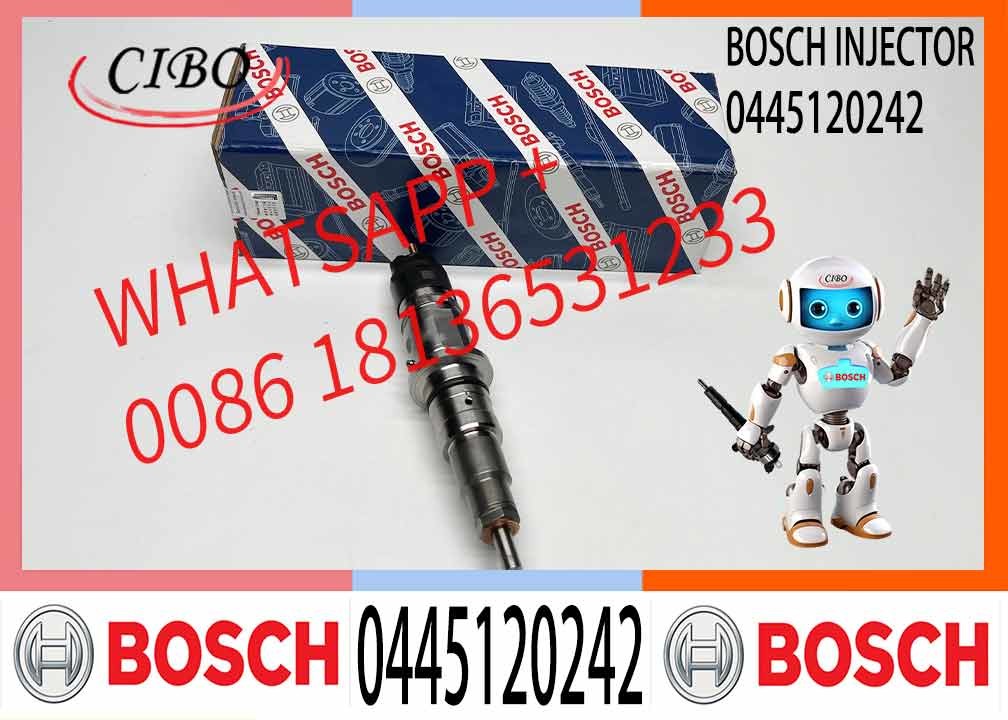 High Pressure Common Rail Fuel Injector 0445 120 242 0445120242 0445120182 0445120183 For DCI11 Engine