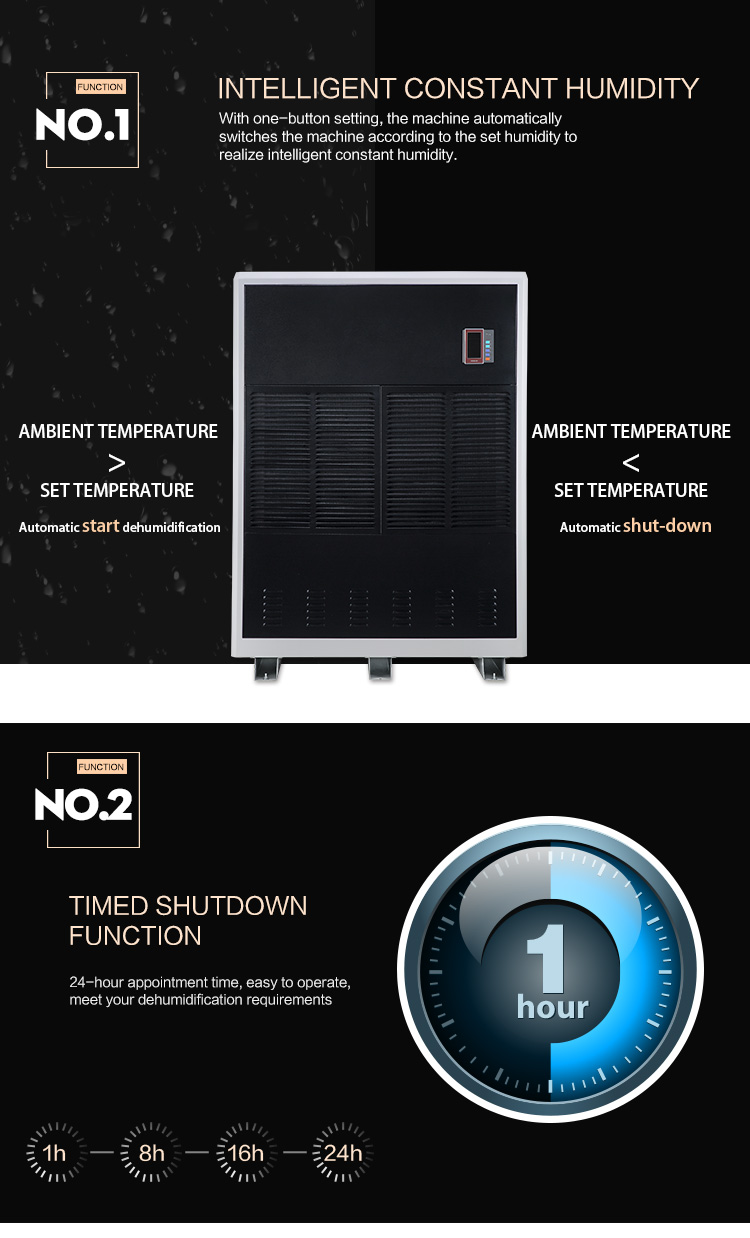 Big Capacity 50L/H 380V 50HZ Industrial Air Dehumidifier