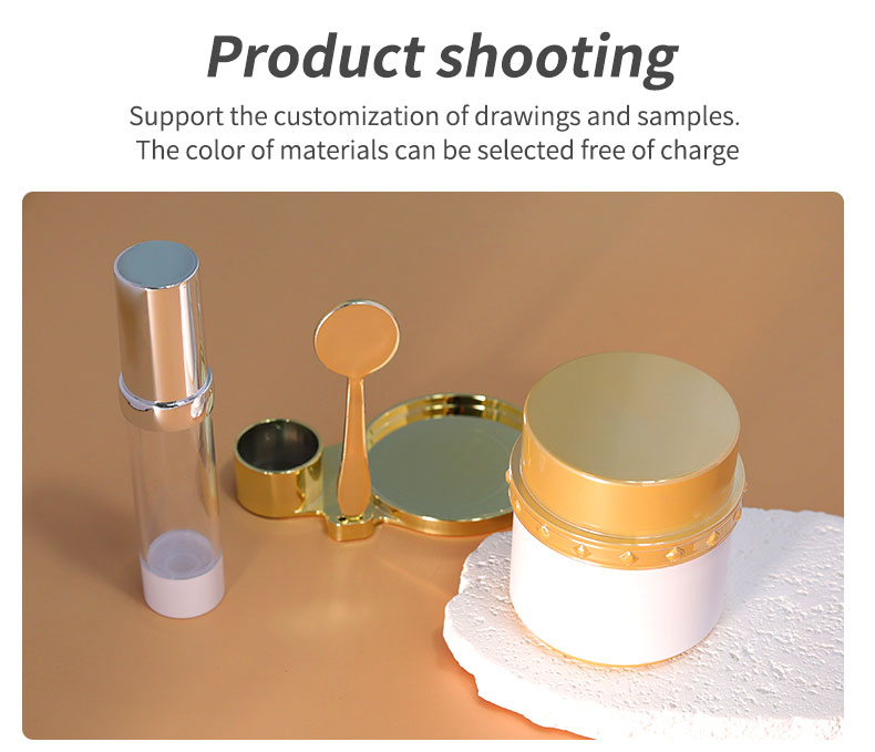 Skincare Body Butter Containers Luxury Cream Jar Set With MS Collar