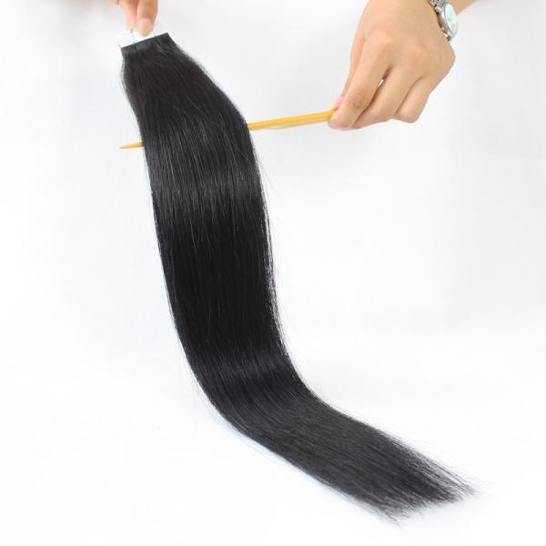 Wholesale Raw Unprocessed Remy Tape Hair Extensions 12-30Inches Virgin Straight