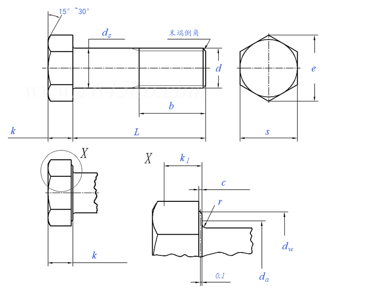 High Strength Stainless Steel Hot Dip Galvanized Hex Bolt DIN933 DIN931 M3 M5 M6 M8 M10 M12 M16 for Heavy Duty Applications