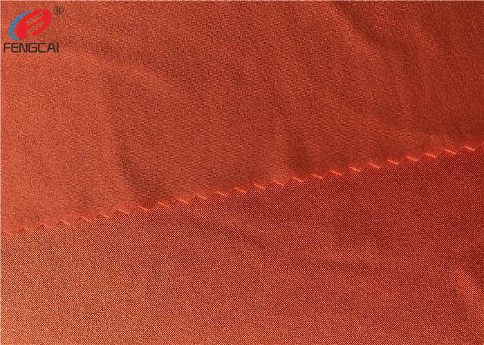 90% Polyester 10% Spandex Weft Knitted Fabric , Plain Dyed Sportswear Fabric