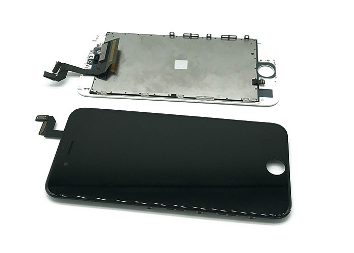 Black / White Iphone 6s Plus Lcd Screen Replacement Touch Screen Digitizer Assembly