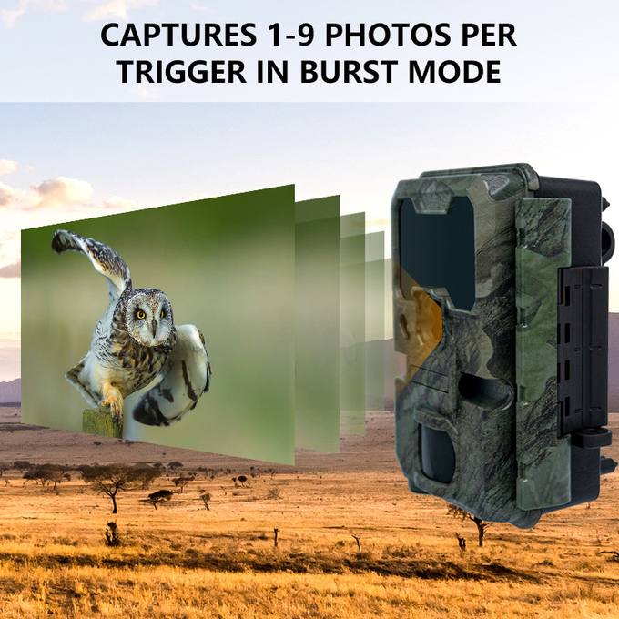 Wildlife Monitoring Camera Night Vision 0.1s Capture Speed 32MP 4K Hunting Camera Waterproof IP67 Animal Observation Camera hunting accessories