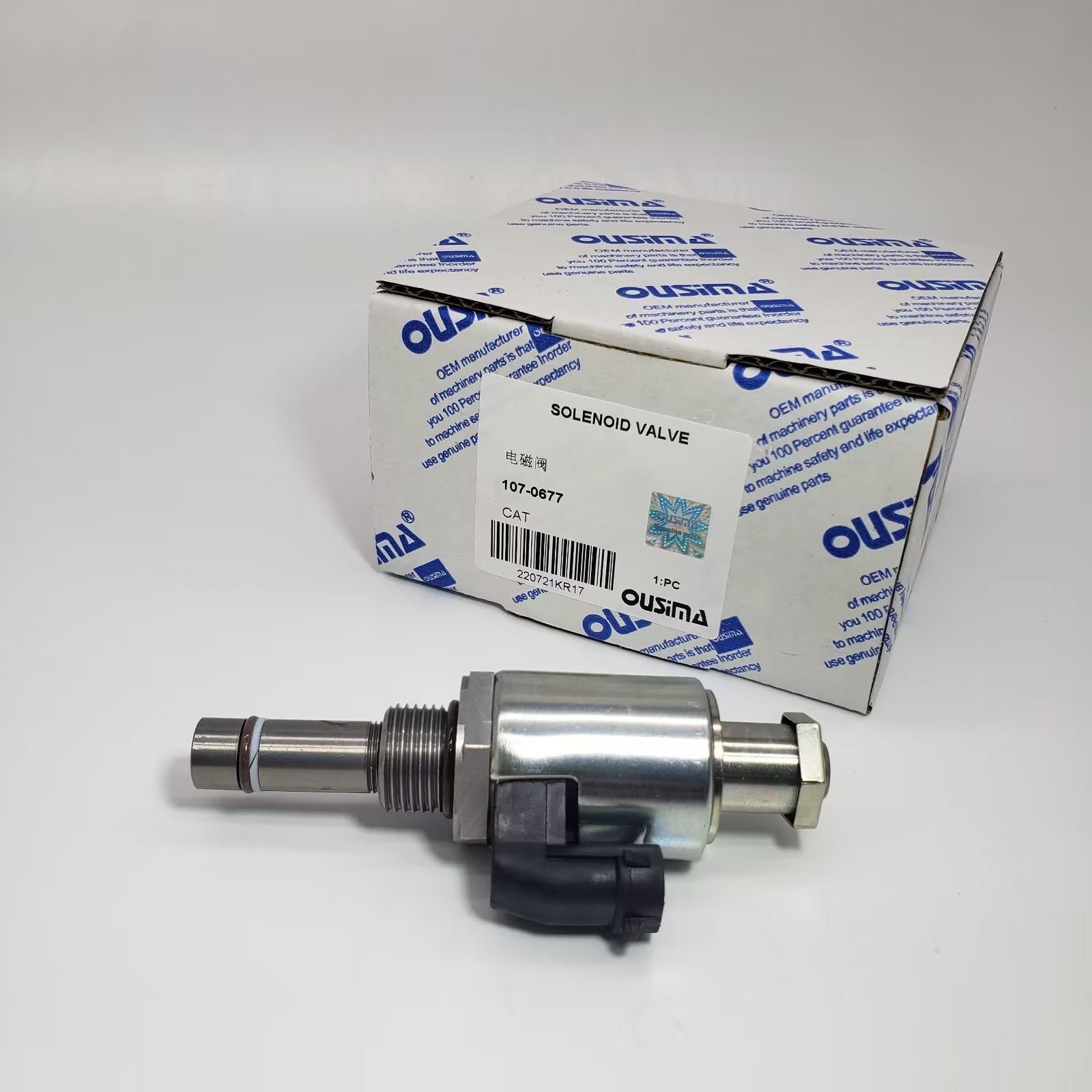 107-0677 Excavator Solenoid Valve For 3412E 3408E 3412E C30 C32 D8L D9L