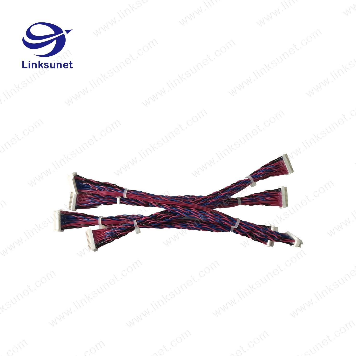 GHDR - 30V jst natural 1.25mm pitch connectors flat cable wire harness for Industrial robot
