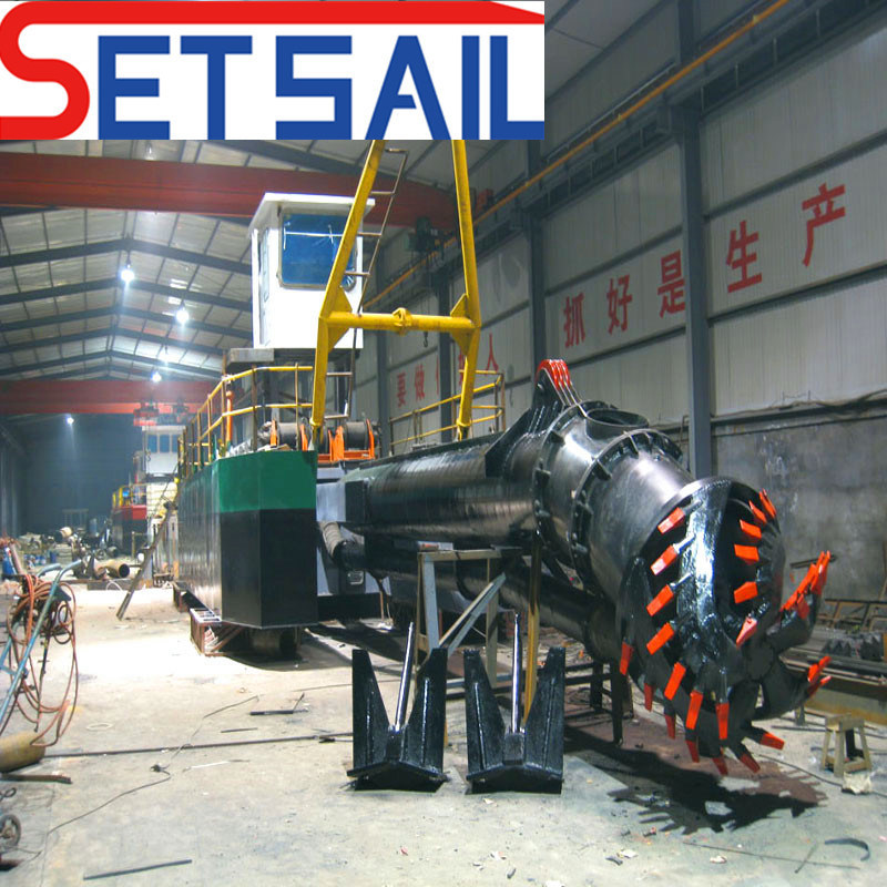 Hydraulic Control Diesel Enigne Cutter Suction Dredger with ISO
