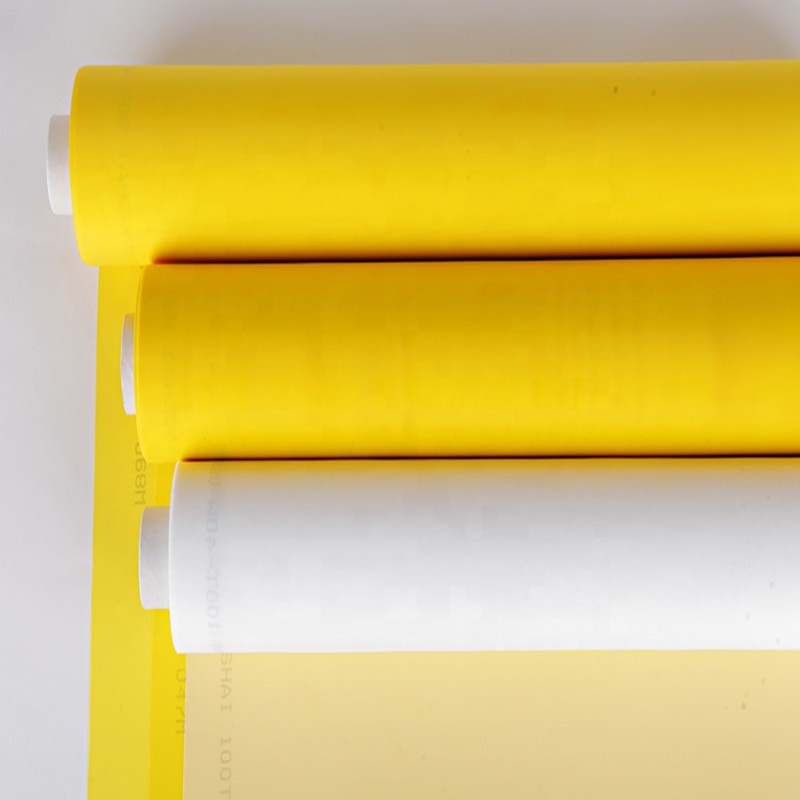 Plain Monofilament 3.9M Polyester Screen Printing Mesh