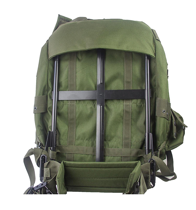 Waterproof Mountaineering Backpack with Aluminum Frame Iron Frame and Large Capacity