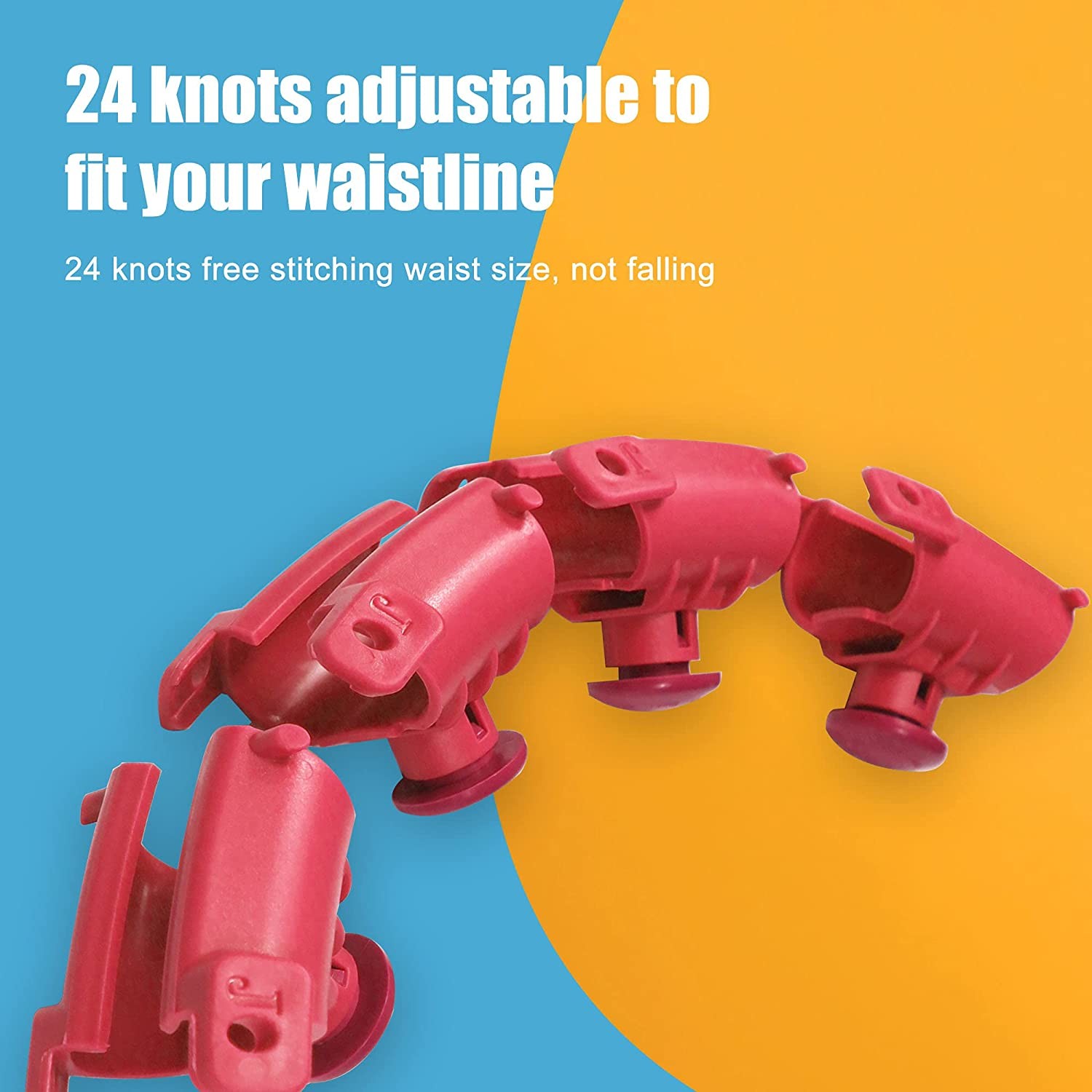 24 Knots Adjustable Weighted Hula Hoop Weight Lose FCC Approved