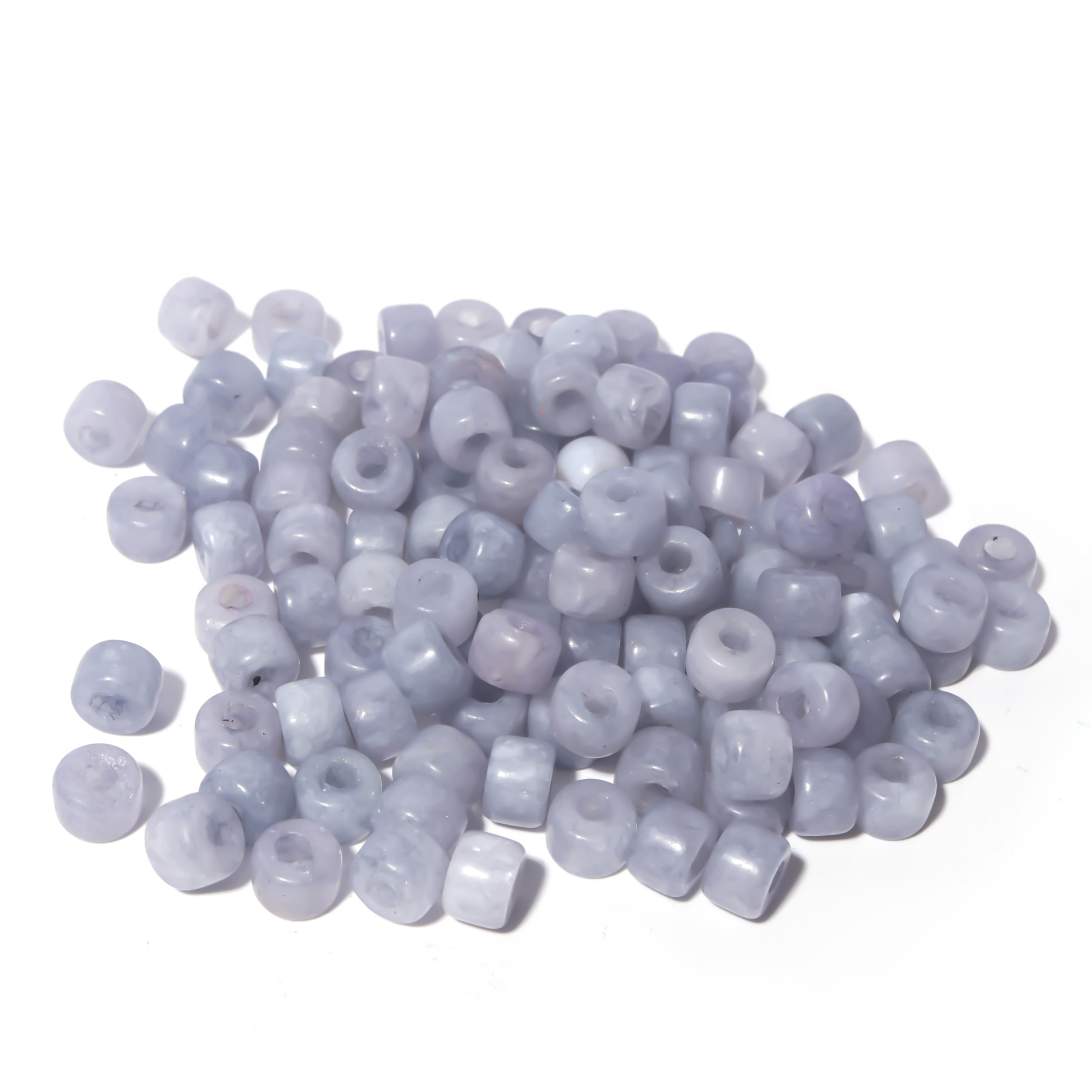 100 Colors Gemstone Forte Beads 6*8mm*2.0 Holes DIY Patterns With Rope