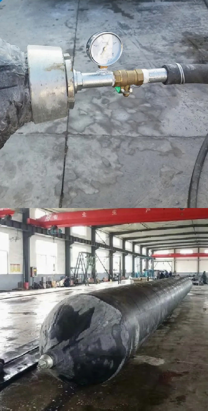 Airbag Launching Ship Rubber Inflatable Lifting Marine Airbags For Boat Vessel