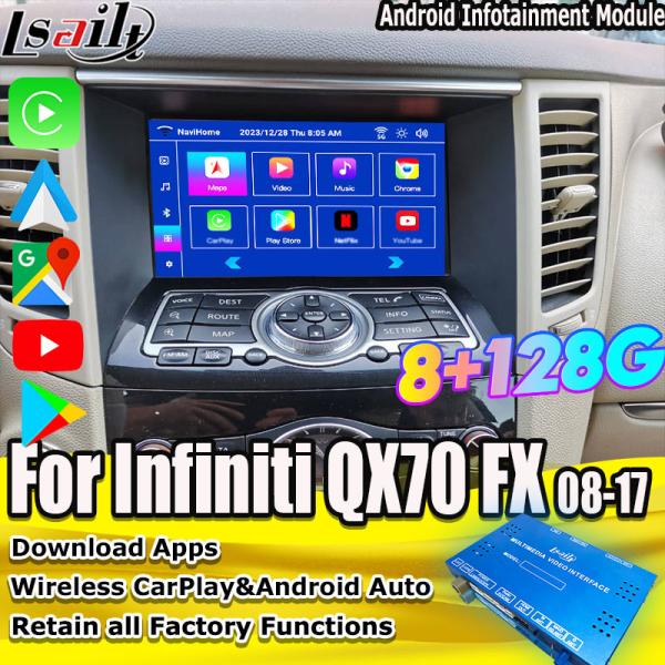 Lsailt 8G Android Multimedia Interface for Infiniti QX70 FX35 FX37 2008-2017