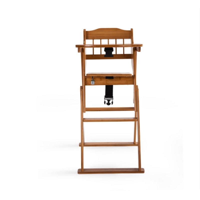 Mail packing N Product Bamboo Baby High Chair 2023 Foldable Multi-function Baby Feeding