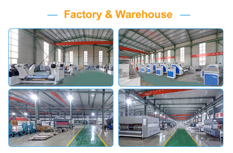 Cardboard Making Production Line Single Facer Paper Forming Machine with Steam Pressure