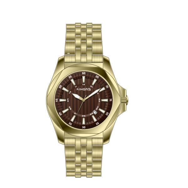 43.0 mm Men's Luxury wrist stainless steel watches for ladies , quartz casual t