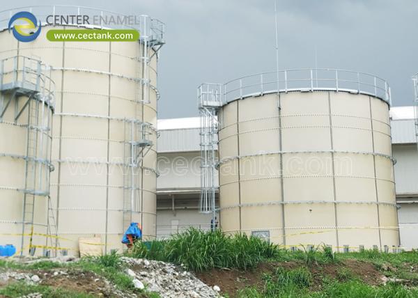 Center Enamel 20m3 Epoxy Coated Steel Tanks Leading Innovation In Plant Oil
