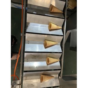 Fully Automatic Sugar Cone Making Machine With Stainless Steel Texture