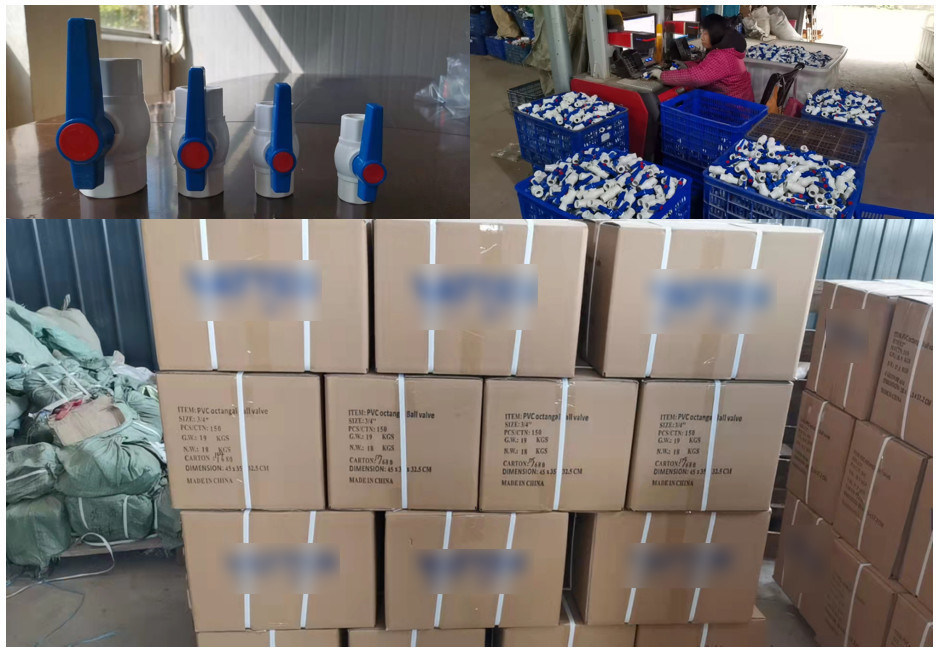 Good Quality NPT Standard Thread PVC Ball Valve for South America/Peru