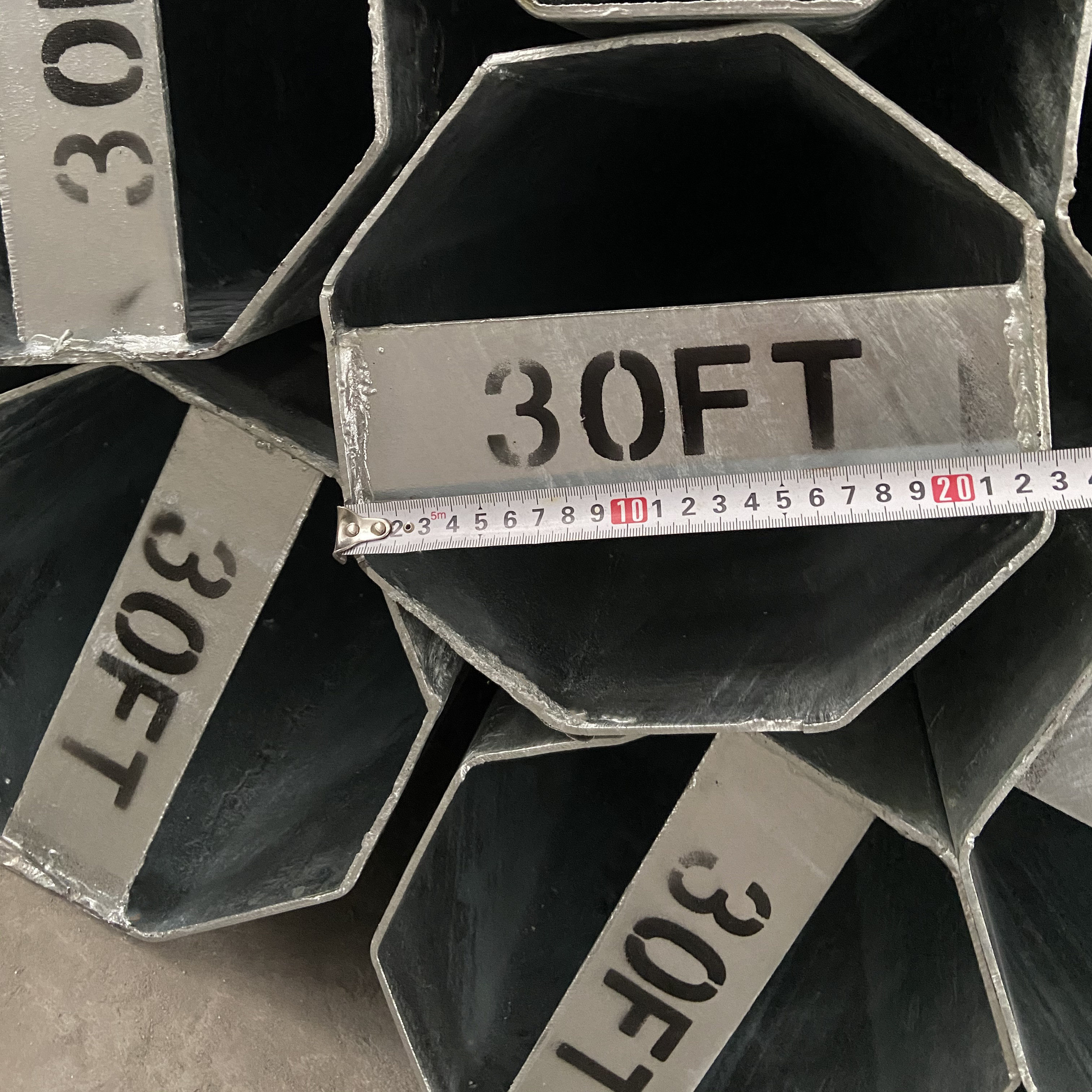 Nea Standard Power Distribution Transmission Pole Philippines Galvanized Steel Utility