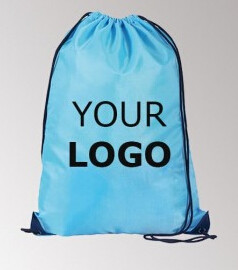 Custom eco-friendly waterproof folding polyester drawstring bag for shopping，Sublimation Waterproof Polyester Drawstring