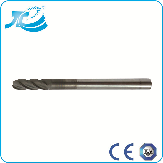 TiAIN Coating Solid Carbide End Mill with HRC 55 Degree , Diamond Coated End Mills