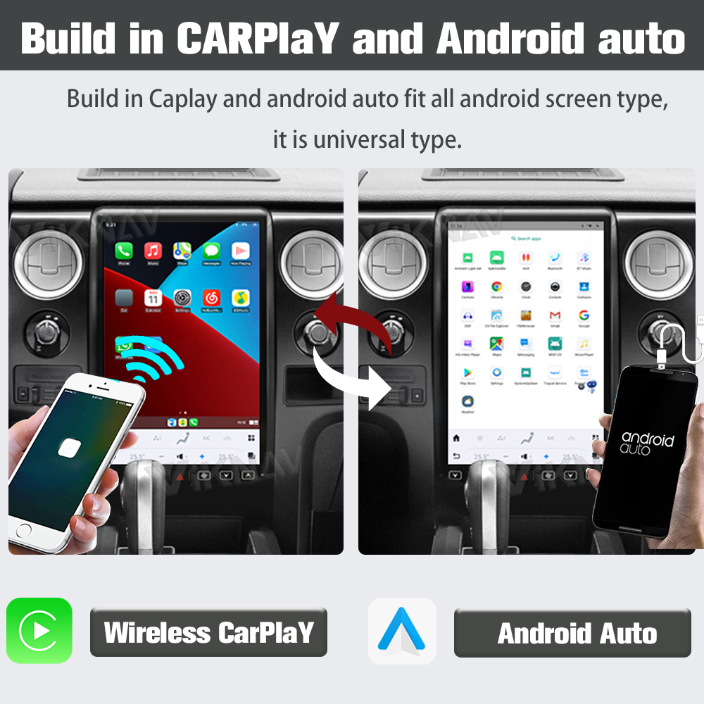 Android 13 Car Radio For Ford F150 2013 - 2014 GPS Autoradio WIFI Carplay Touch Screen Multimeida Player Head Unit