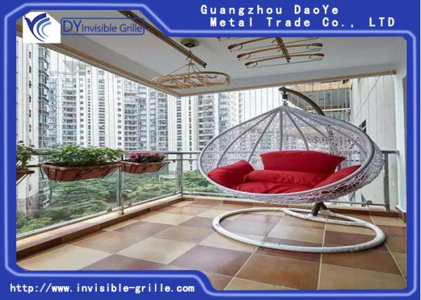 Safety Balcony Constructed 2.0 mm Diameter Stainless Steel Wire Balcony