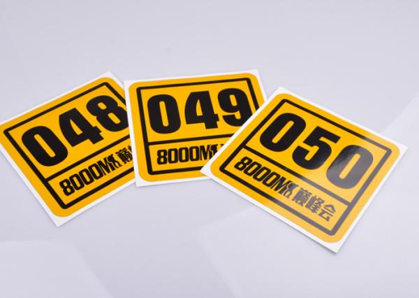 Printing indoor outdoor advertising decal sticker UV resistant PVC material