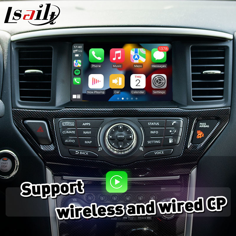 Car Integration Wireless Android Auto Carplay Interface for 2017-2019 Nissan Pathfinder R52