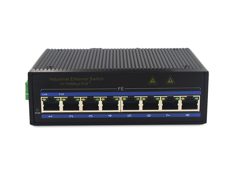 10/100/1000M 8xRJ45 UTP port unmanaged industrial ethernet switch for IP Cameras