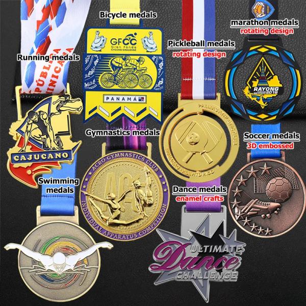 Custom Medals Zinc Alloy 3d Marathon Run Medal Basketball Soccer Football Medal