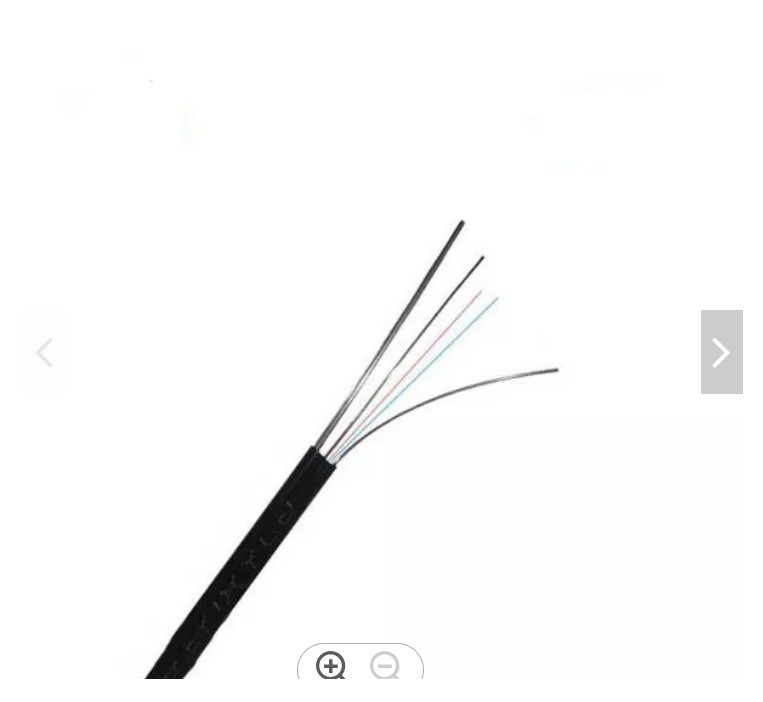 Indoor Outdoor 1 2 4core FTTH Drop Cable GJYXCH Singlemode Fiber Optic Cable