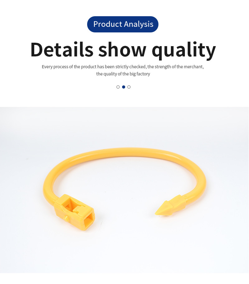 82mm Long Lasting Perment Bull Nose Ring In Yellow For Nose Piercing