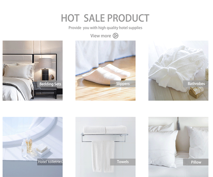 Hotel Bed Linen Set and Towels Enhance Your Guests' Stay with Embroidered Comfort