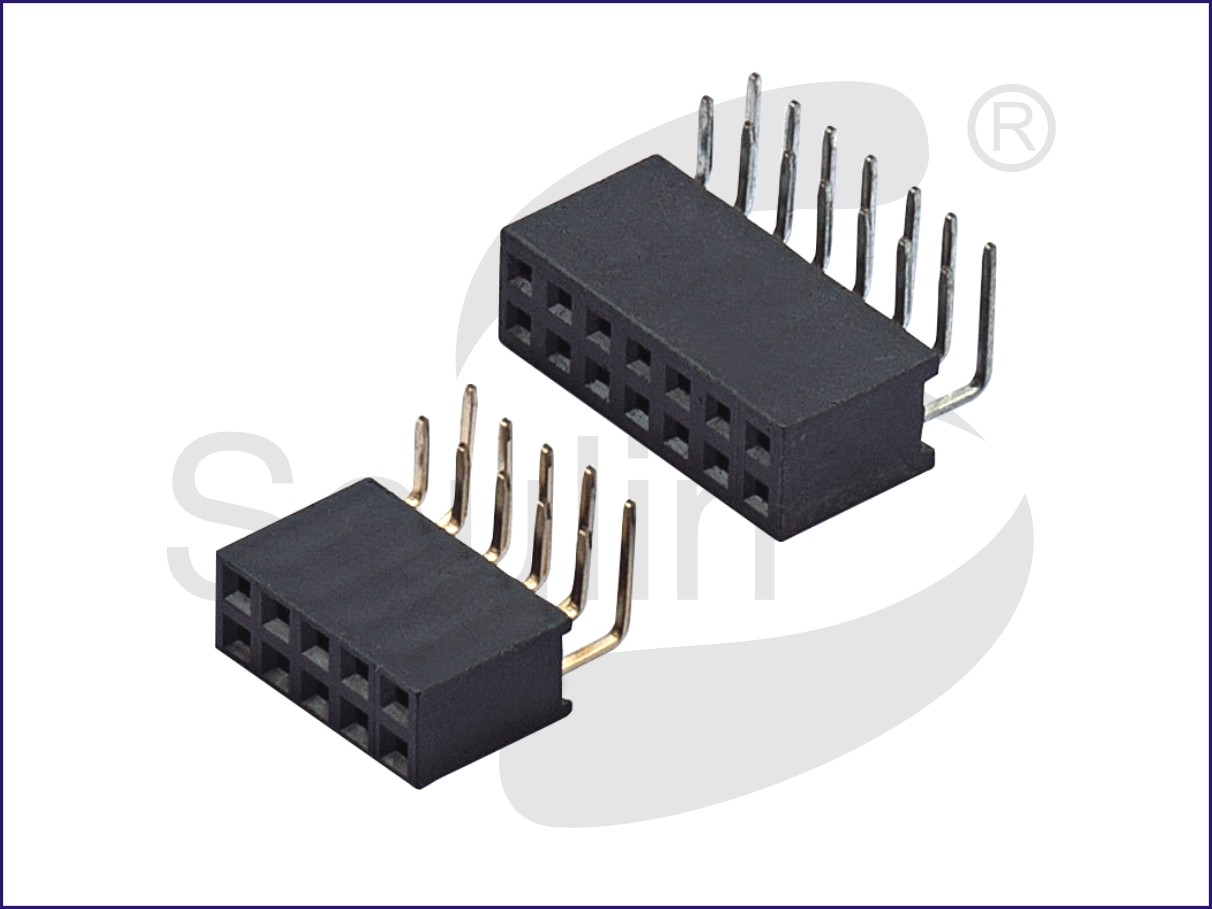 Plastic Female Header Connector 2.54mm Pitch