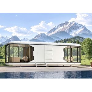 China FM 7 Versatile Modular Capsule House Hot-Dip Galvanized Steel Structure Prefab Capsule House Durable on sale