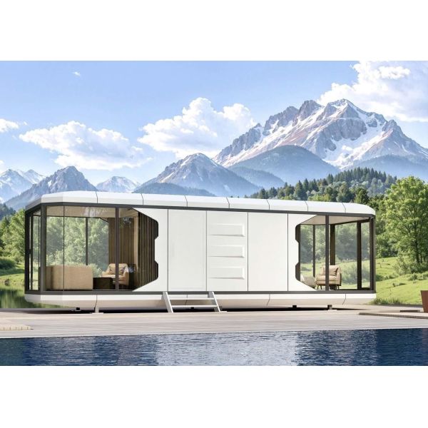 Quality FM 7 Versatile Modular Capsule House Hot-Dip Galvanized Steel Structure Prefab Capsule House Durable for sale