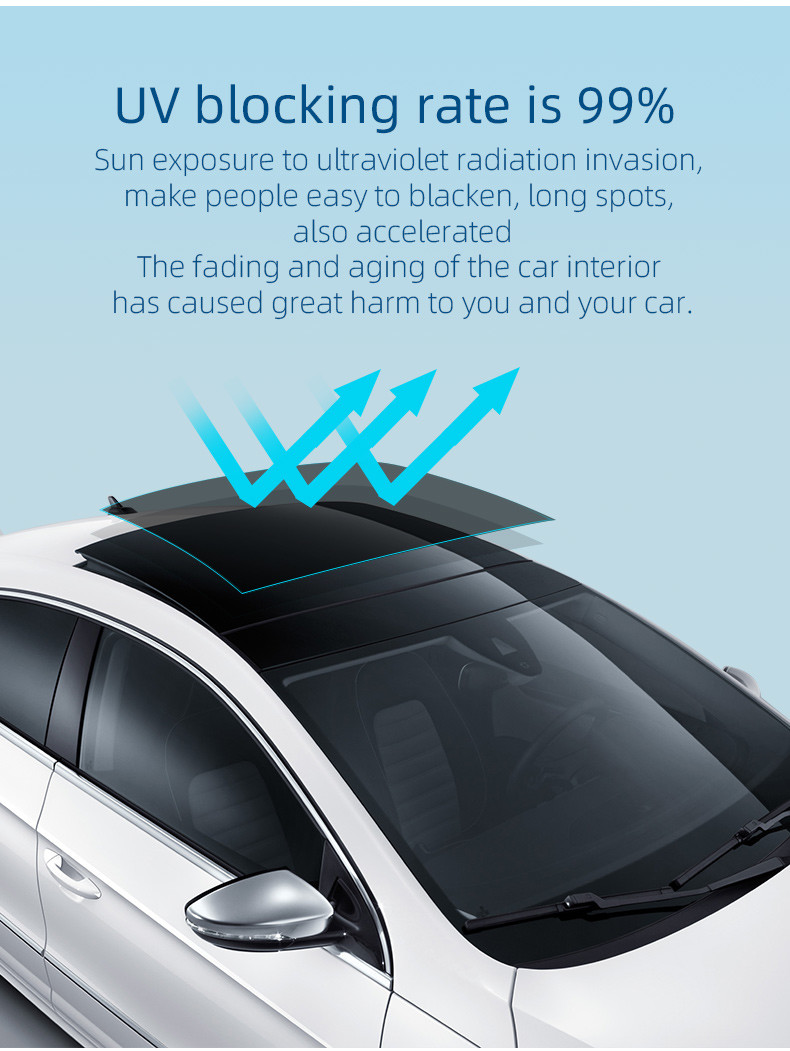 Universal Sunroof Automotive Factory Sunscreen Self Adhesive Glass Car Panoramic Sunroof Sky Film