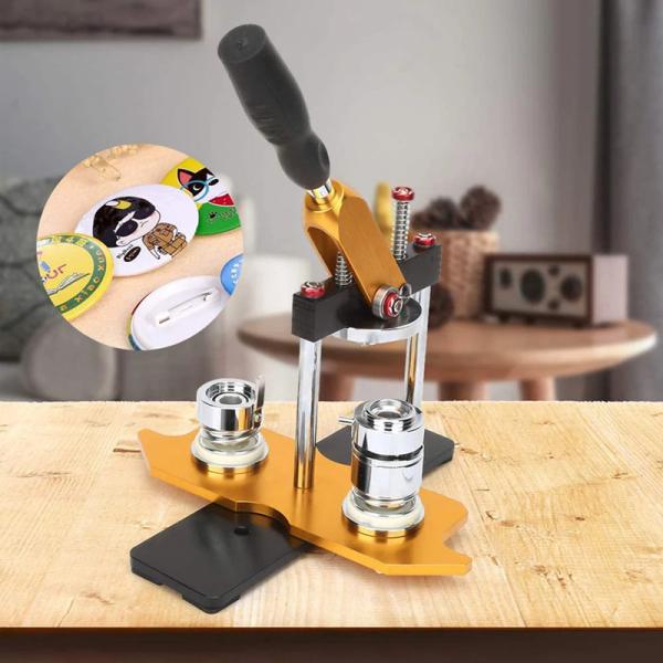 Rotating badge machine with model 58MM and pleastic or metalic badges material