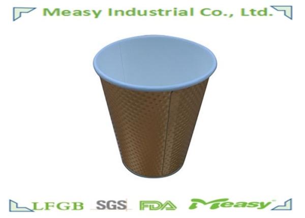 Silver 7.5oz Disposable Coated Paper Cups For Hot Water Drinking
