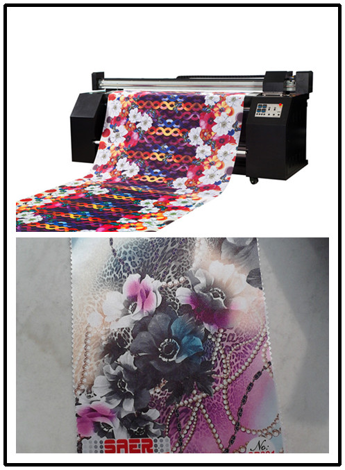  Digital Inkjet Fabric Sublimation Printing Plotter Machine 1400DPI Manufactures