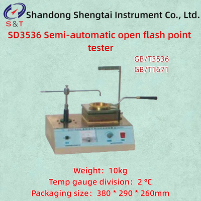  SD3536 Semi Automatic Open Flash Point Tester ASTM D92 Manufactures