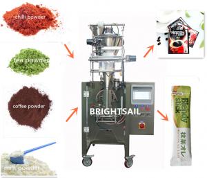  50g Filling Weight Semi Automatic Powder Sachet Filling Machine For Pillow Bag Manufactures